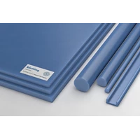 UHMWPE - PE 1000 LubX® C / Biru / 10 x 1000 x 2000 mm