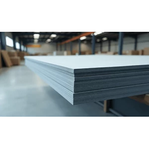 hdpe sheet yang bertumbuk di dalam gudang